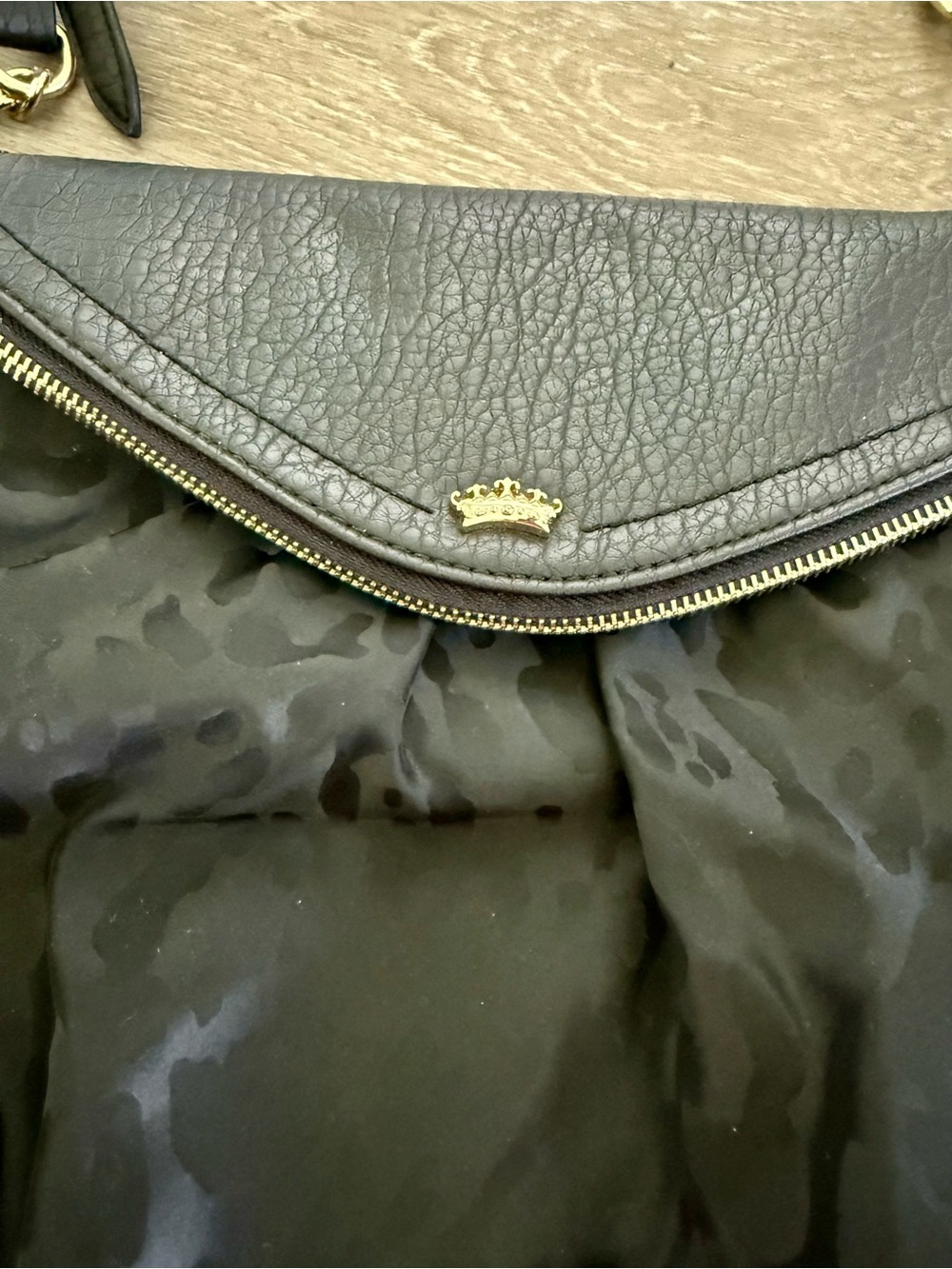 Juicy Couture Black Crossbody Bag with Gold Hardware - Picture 2 of 7